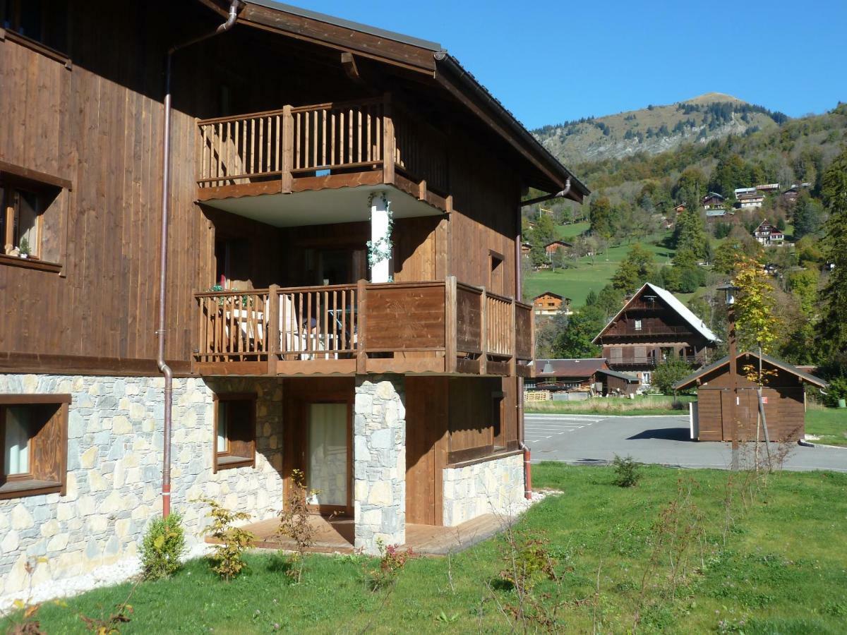 Ferienwohnung Le Coeur Tartan Samoëns Exterior foto